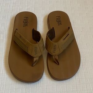 FlOJOS  Men’s Tan/Brown Flip Flop Sandals